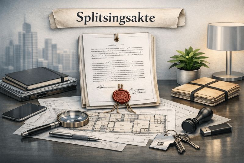 Splitsingsakte Reiick vve recht